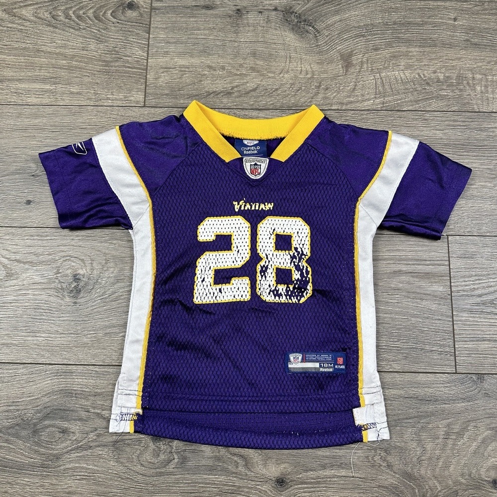 Reebok Minnesota Vikings‎ Jersey Youth 18mos Purple Adrian Peterson #28